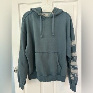 Free People Blue Hoodie
